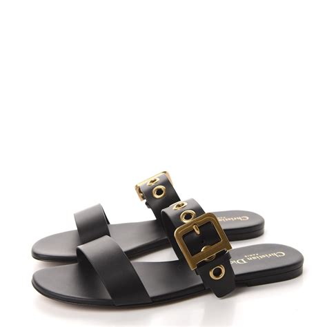 dior flat slides.